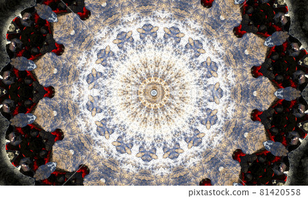 hypnotic pattern for psychotherapy, black and white polygon star monochromatic background hypnotic pattern for psychotherapy, black and white polygon star monochromatic background 81420558
