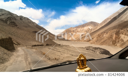 印度拉達克 Pangong Lake Road, 拉達克, 印度 81424006