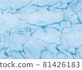 Blue marble-like background material 81426183