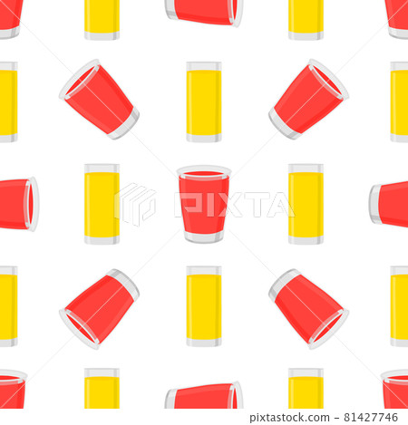 Illustration on theme big colored lemonade in glass cup Illustration on theme big colored lemonade in glass cup 81427746