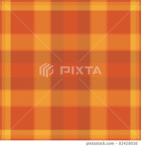 Pixel background vector design. Modern seamless pattern plaid. Square texture fabric. Tartan scottish textile. Beauty color madras ornament. 81428016