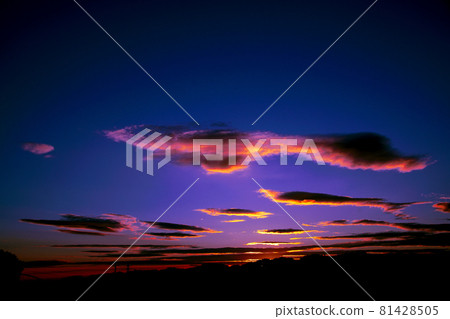 Evening landscape Evening landscape 81428505