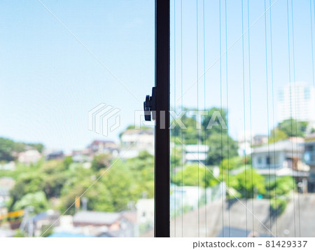 Windows and outside landscape Windows and outside landscape 81429337