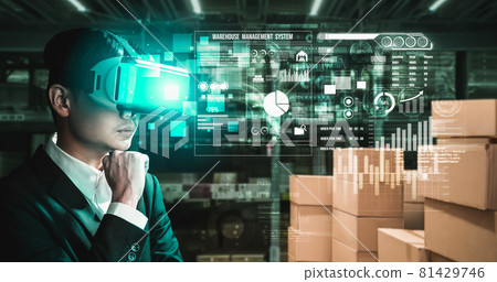 Future virtual reality technology for innovative VR warehouse management 81429746