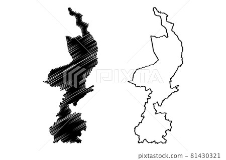 Limburg province (Kingdom of the Netherlands, Holland) map vector illustration, scribble sketch Limburg map Limburg province (Kingdom of the Netherlands, Holland) map vector illustration, scribble sketch Limburg map 81430321