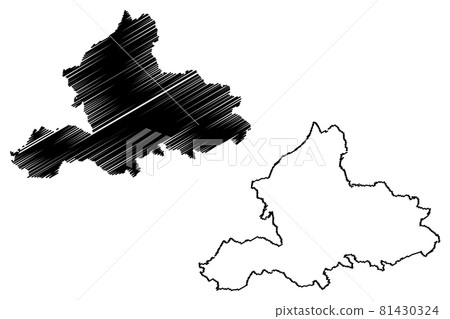 Gelderland province (Kingdom of the Netherlands, Holland) map vector illustration, scribble sketch Guelders map Gelderland province (Kingdom of the Netherlands, Holland) map vector illustration, scribble sketch Guelders map 81430324
