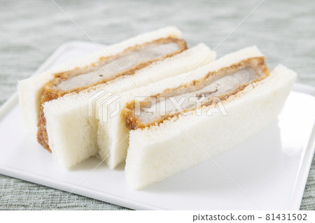 美味的豬排三明治 美味的豬排三明治 81431502