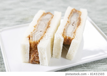 美味的豬排三明治 美味的豬排三明治 81431503
