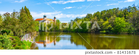 Mnisek pod Brdy - romantic castle with beautiful garden, Czech Republic Mnisek pod Brdy - romantic castle with beautiful garden, Czech Republic 81431678