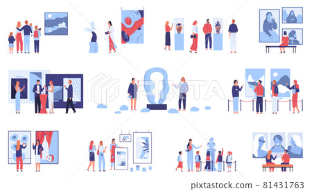 Museum Gallery Icon Set 81431763