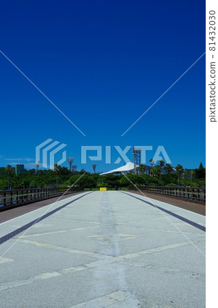 沖繩縣那霸市城市景觀小野山公園 擁有許多自然景觀的國分川 81432030