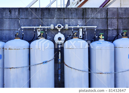 Propane gas gas tank residential gas fuel energy image material 81432647