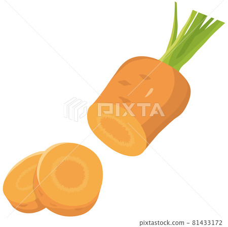 Cut carrot Cut carrot 81433172