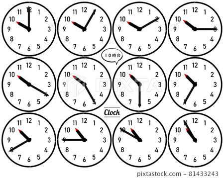 10 o'clock clock 81433243