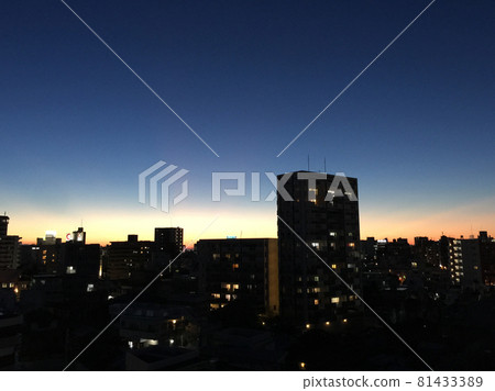 那霸夜景和天空 那霸夜景和天空 81433389