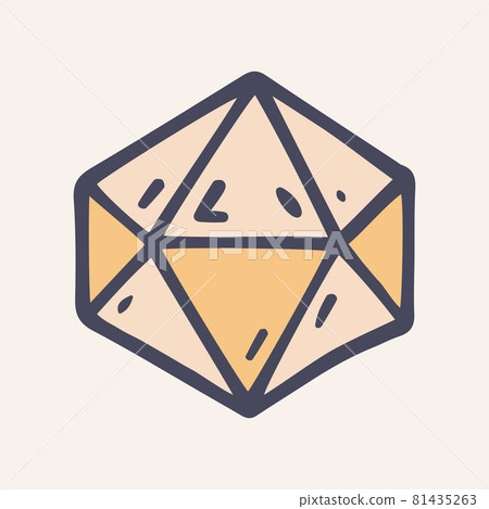 Herpes simplex virus color vector doodle icon Herpes simplex virus color vector doodle icon 81435263