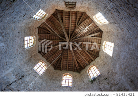 Euphrasian basilica, set in the belfry. Porec, Istria, Croatia. Included in the UNESCO World Heritage List Euphrasian basilica, set in the belfry. Porec, Istria, Croatia. Included in the UNESCO World Heritage List 81435421
