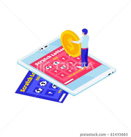 Online Lottery Icon Online Lottery Icon 81435665