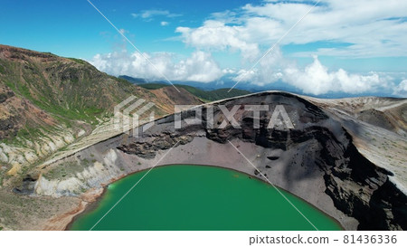 Summer Zao Okama aerial photography (close-up photography) 81436336