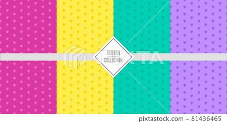 A set of vector patterns of patterns of bright cheerful colors. Templates for birthday celebrations, invitations for children, scrapbooking. Vector illustration. Bright backgrounds. A set of vector patterns of patterns of bright cheerful colors. Templates for birthday celebrations, invitations for children, scrapbooking. Vector illustration. Bright backgrounds. 81436465