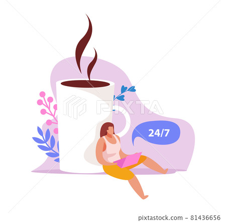 Caffeine Flat Icon 81436656