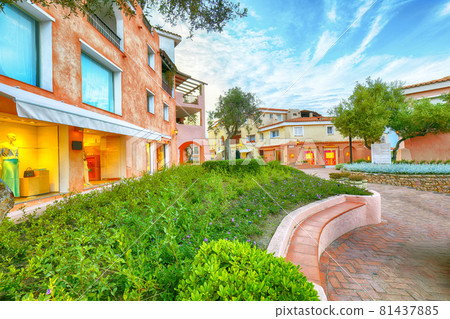 Fantastic view of Porto Cervo town. 81437885