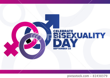 Celebrate Bisexuality Day. September 23. Holiday concept. Template for background, banner, card 81438379