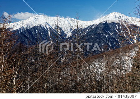 Mt. Kita and Mt. Aino seen from the vicinity of Mt. Mt. Kita and Mt. Aino seen from the vicinity of Mt. 81439397