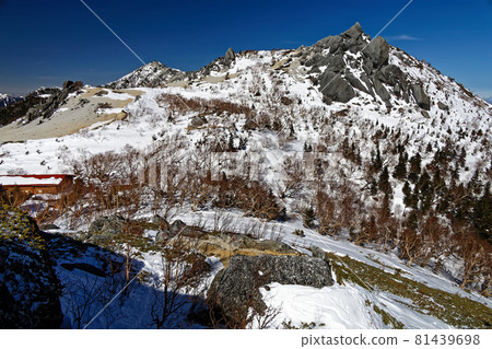 從山上看到的冬鳳凰三山、藥師岳和觀音岳。 從山上看到的冬鳳凰三山、藥師岳和觀音岳。 81439698