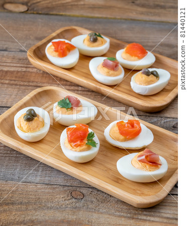 Sriracha deviled eggs Sriracha deviled eggs 81440121