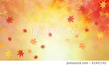 Autumn leaves background material Autumn leaves background material 81441142