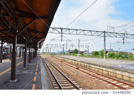 Kagawa JR Kotohira Station yard Kagawa JR Kotohira Station yard 81446090