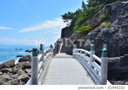 高知縣葛濱市的龍宮橋 高知縣葛濱市的龍宮橋 81446102