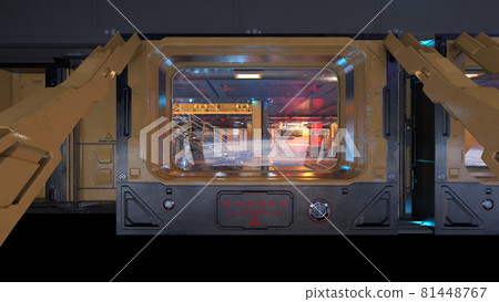  Futuristic building 81448767