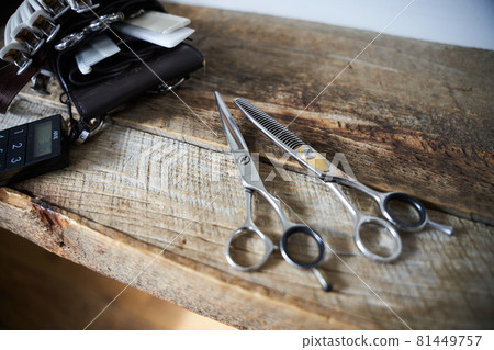 Hairdresser hairdresser hair salon scissors Hairdresser hairdresser hair salon scissors 81449757