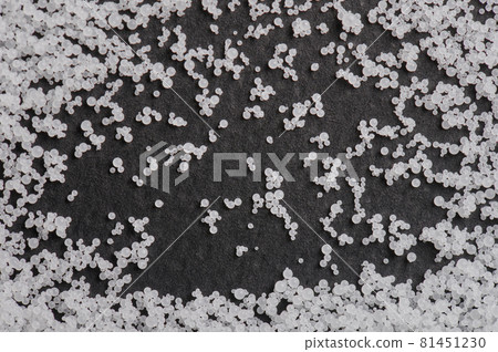 Many pvc balls on mat black background Many pvc balls on mat black background 81451230