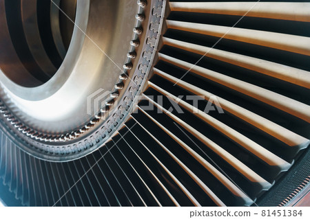 Disassembled gas turbine to generate electricity for structural elements 81451384