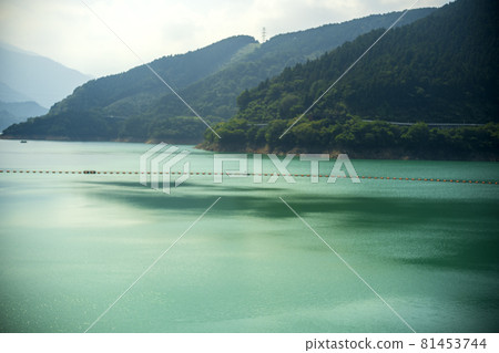 神奈川縣宮瀨壩美麗的綠水面 81453744