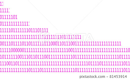 無數行數字 0 和 1 81453914
