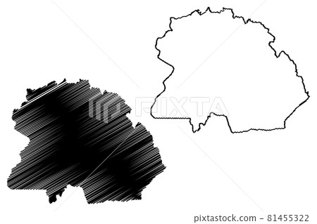 Copperbelt Province (Provinces of Zambia, Republic of Zambia) map vector illustration, scribble sketch Copperbelt map.... Copperbelt Province (Provinces of Zambia, Republic of Zambia) map vector illustration, scribble sketch Copperbelt map.... 81455322