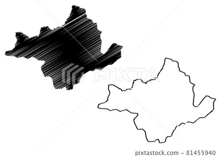 Ngozi Province (Republic of Burundi, Provinces of Burundi, Northern region) map vector illustration, scribble sketch Ngozi map Ngozi Province (Republic of Burundi, Provinces of Burundi, Northern region) map vector illustration, scribble sketch Ngozi map 81455940