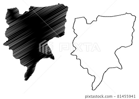 Mwaro Province (Republic of Burundi, Provinces of Burundi, Western region) map vector illustration, scribble sketch Mwaro map Mwaro Province (Republic of Burundi, Provinces of Burundi, Western region) map vector illustration, scribble sketch Mwaro map 81455941