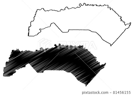 Saint-Louis Region (Regions of Senegal, Republic of Senegal) map vector illustration, scribble sketch Saint-Louis map.... Saint-Louis Region (Regions of Senegal, Republic of Senegal) map vector illustration, scribble sketch Saint-Louis map.... 81456155