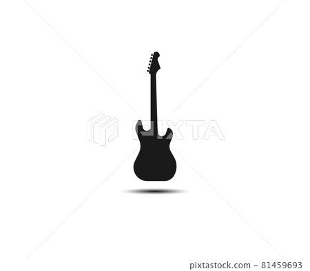 Guitar, instrument, music icon. Vector illustration, flat design. Guitar, instrument, music icon. Vector illustration, flat design. 81459693