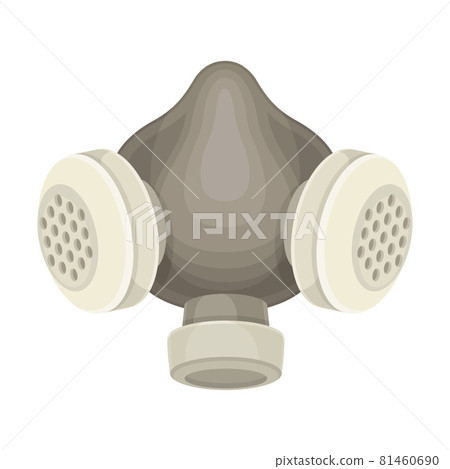 Respiratory Mask as Safety Equipment for Industrial and Construction Work Vector Illustration Respiratory Mask as Safety Equipment for Industrial and Construction Work Vector Illustration 81460690
