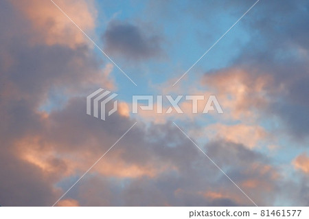 被夕陽染紅的雲_2 被夕陽染紅的雲_2 81461577