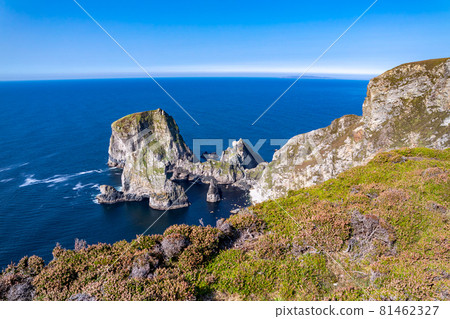 Tormore Island by Port between Ardara and Glencolumbkille in County Donegal - The highest sea stack in Ireland Tormore Island by Port between Ardara and Glencolumbkille in County Donegal - The highest sea stack in Ireland 81462327
