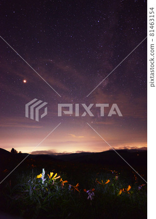Milky Way Nagano Prefecture Kirigamine plateau 81463154