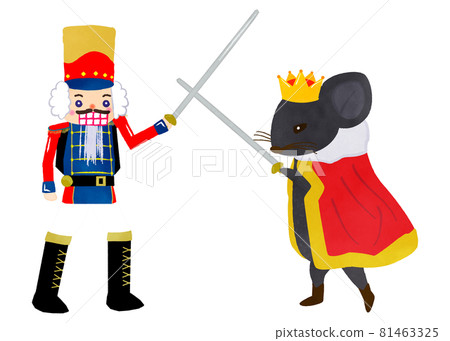 胡桃夾子和老鼠王之間的戰鬥插圖 胡桃夾子和老鼠王之間的戰鬥插圖 81463325