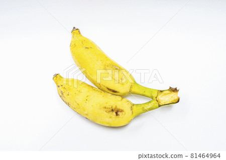 Two bananas delicious on a white background nature food Two bananas delicious on a white background nature food 81464964